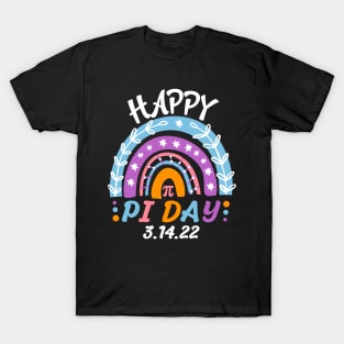 Happy Pi Day Rainbow Math Teachers T-Shirt